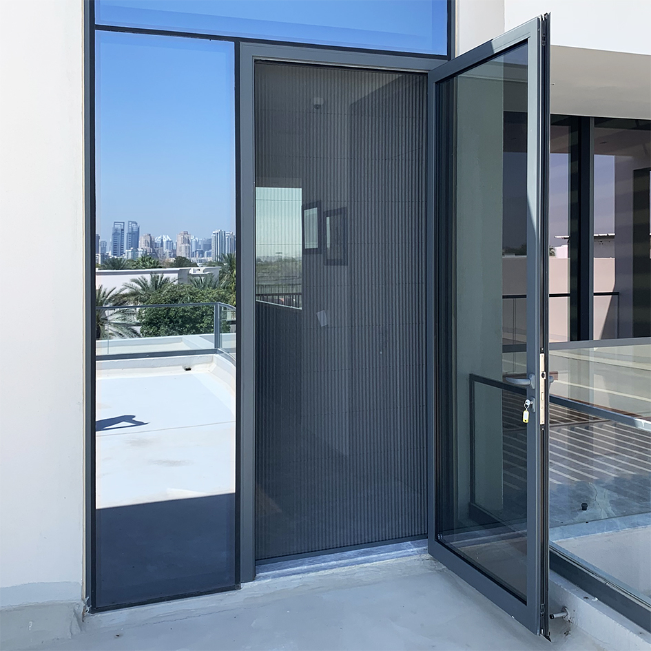 Single large door grey Emirates Hills Large sliding Emirates Hills