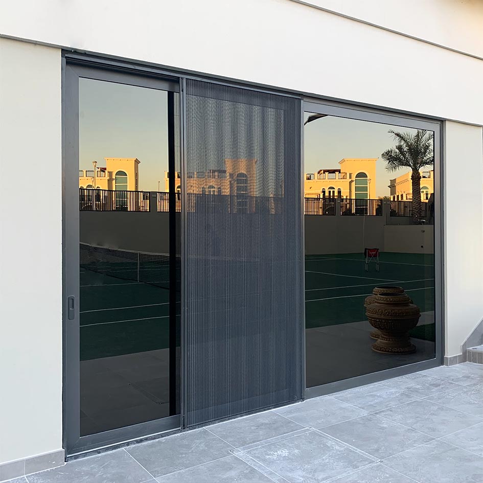 Large single sliding JP Flyscreen mesh